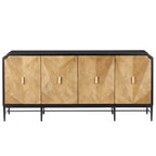 Currey And Company  Kallista Taupe Credenza