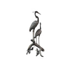 Currey And Company 1200-0913 Bronze Herons On Branch Bronze Image 4