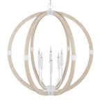 Currey And Company  Bastian Sandstone Orb Chandelier