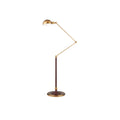Currey And Company 8000-0162 Antique Brass,Brownish Red Libretto Floor Lamp Image 1