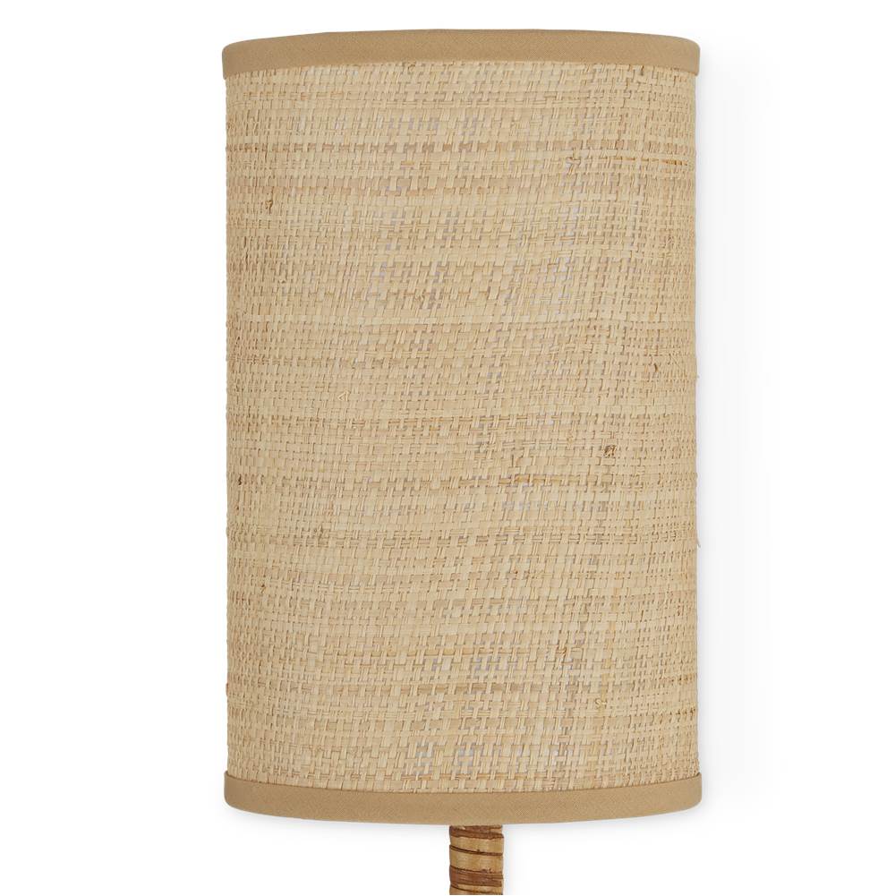 Currey And Company 5000-0229 Natural,Satin Black Capriole Wall Sconce Image 2