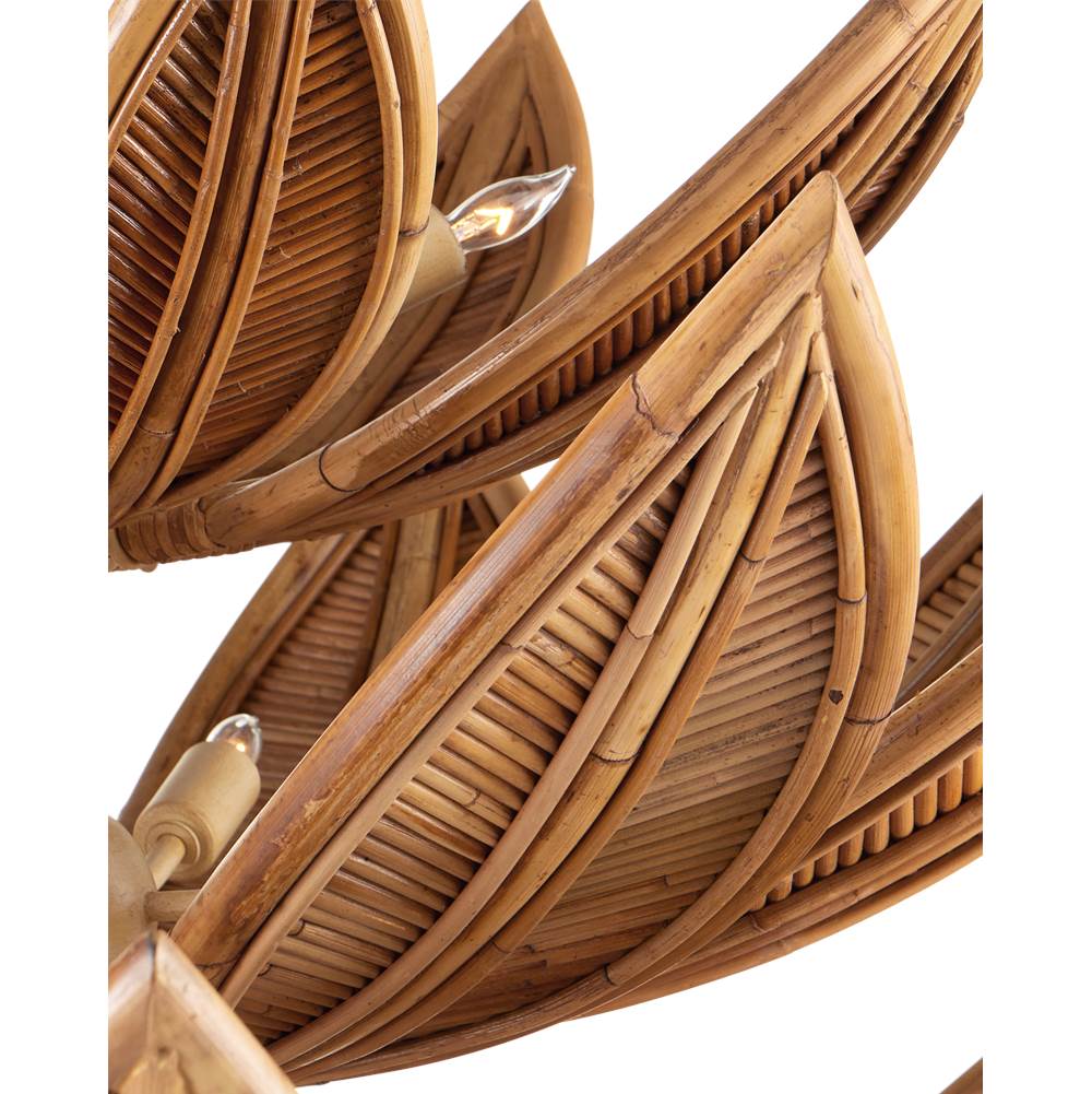 Currey And Company Cubana Three-tier Chandelier