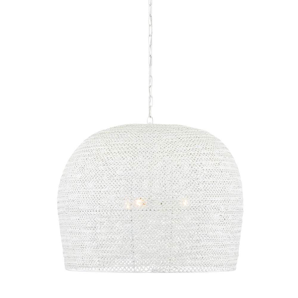 Currey And Company 9000-0869 White Piero Large Chandelier Image 1