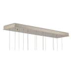 Currey And Company 9000-0885 Natural,Painted Silver Escenia Rectangular 15-light Multi-drop Pendant Image 2