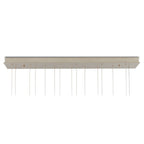 Currey And Company 9000-0892 Antique Brass,White,Painted Silver Daze Rectangular 15-light Multi-drop Pendant Image 3