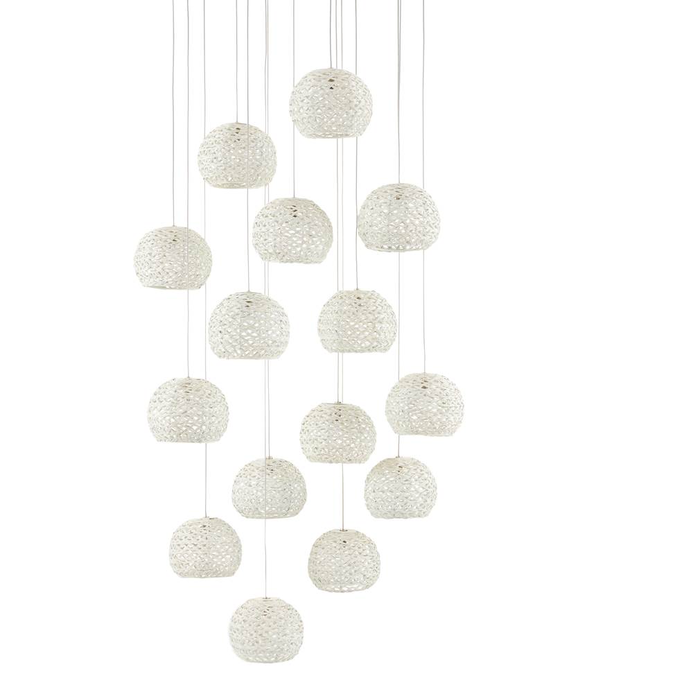 Currey And Company  Piero Round 15-light Multi-drop Pendant