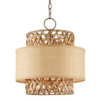 Currey And Company 9000-0926 Khaki,Natural Isola Pendant Image 4
