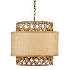 Currey And Company 9000-0927 Khaki,Natural Isola Chandelier Image 4