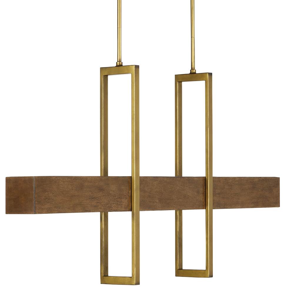 Currey And Company  Tonbridge Linear Chandelier