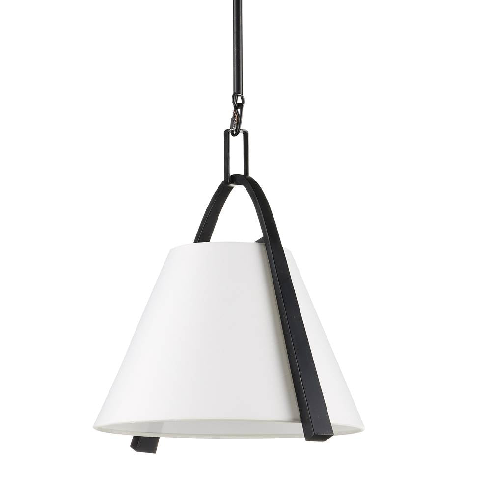 Currey And Company 9000-0951 Satin Black,Brushed Brown Frey Pendant Image 3