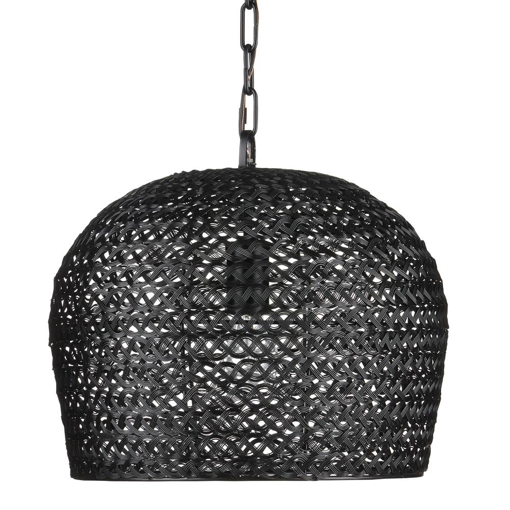 Currey And Company  Piero Black Small Pendant