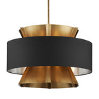 Currey And Company 9000-0970 Brass,Black Oxenwood Chandelier Image 3