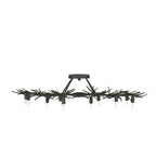 Currey And Company 9000-0981 Rustic Bronze Rainforest Bronze Semi-flush Image 5