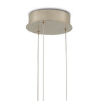 Currey And Company 9000-0999 Natural Rattan,Silver Beehive 3-light Multi-drop Pendant Image 2