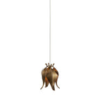 Currey And Company 9000-1019 Antique Brass,Silver Iota 1-light Multi-drop Pendant Image 1