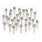 Currey And Company 9000-1031 Nickel,Silver Medusa 30-light Multi-drop Pendant Image 1