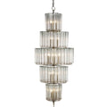 Currey And Company 9311 Silver Leaf Bevilacqua Large Chandelier Image 1