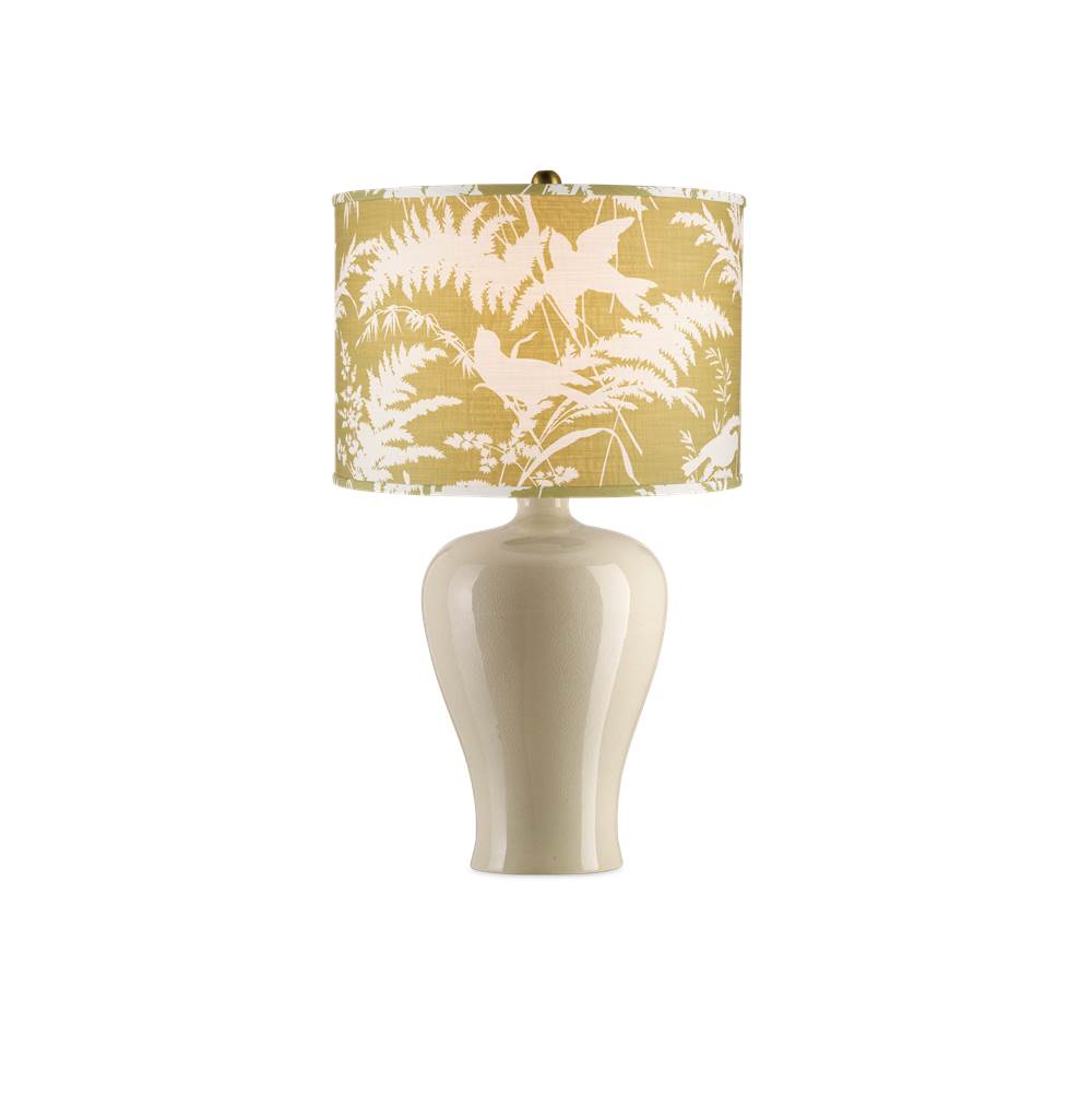Currey And Company 0900-6007  Aviary Moss Drum Lamp Shade Image 2