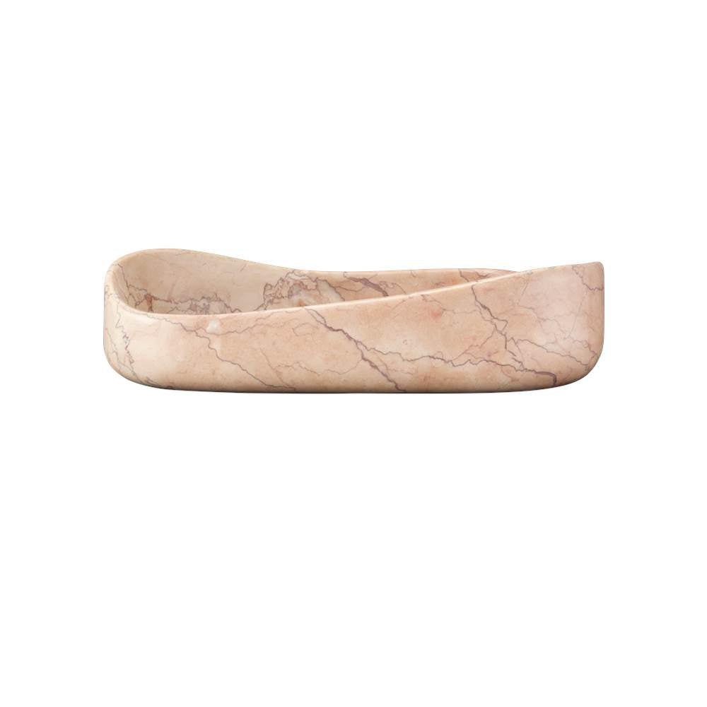 Currey And Company 1200-1038  Deaton Rosa Marble Bowl Image 5