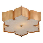 Currey And Company  Grand Lotus Gold Flush Mount