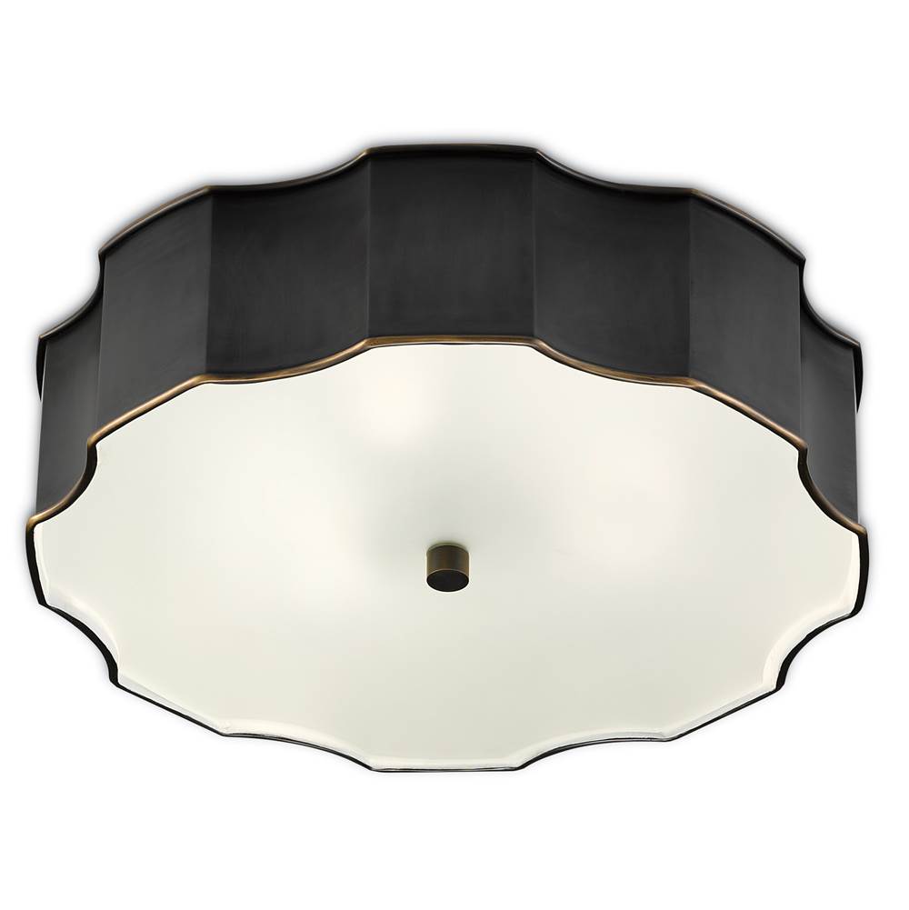 Currey And Company 9999-0046 Oil Rubbed Bronze Wexford Bronze Flush Mount Image 1