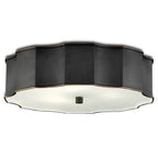 Currey And Company 9999-0046 Oil Rubbed Bronze Wexford Bronze Flush Mount Image 9