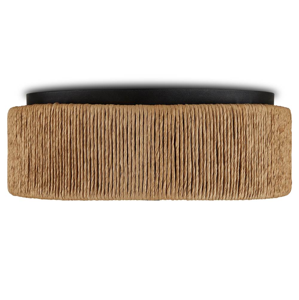 Currey And Company 9999-0061 Blacksmith,Natural Brownell Flush Mount Image 2