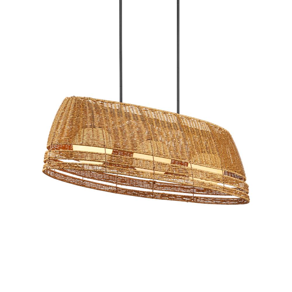Currey And Company 9500-0021  Barbary Oval Outdoor Chandelier Image 1