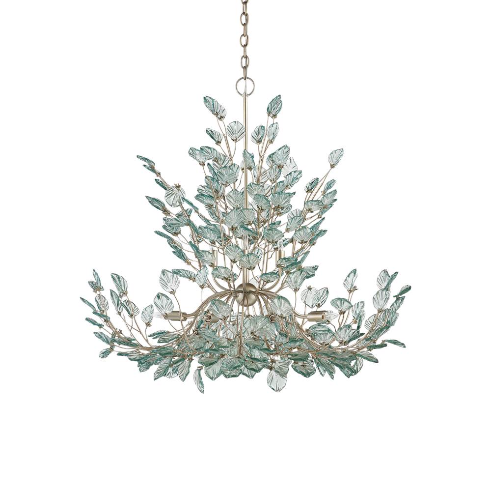 Currey And Company 9000-1294 Silver Baobab Large Silver Chandelier Image 4
