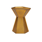 Currey And Company 4000-0230 Gold Merola Gold Accent Table Image 1