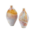 Currey And Company 1200-0939 Onyx,Jasper Gobi Vase Set Of 2 Image 1