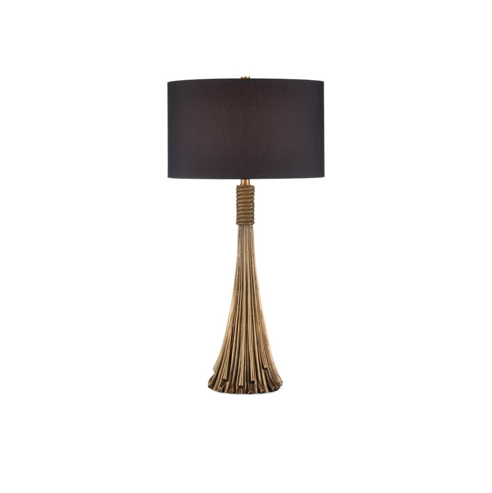 Currey And Company 6000-0983 Antique Brass Baroque Table Lamp Image 1