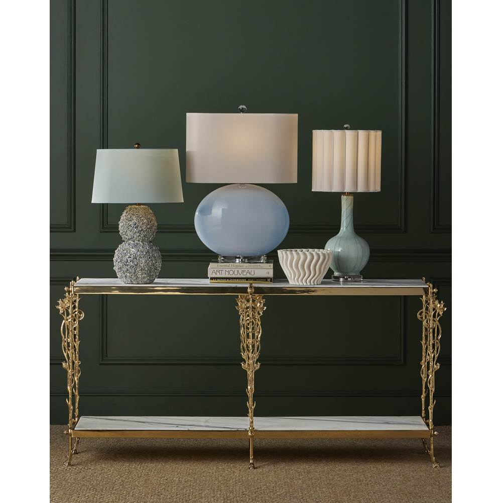 Currey And Company 1200-0933 White Ripple White Vase Image 2