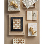 Currey And Company 1200-0904 Natural,Cream Gerri Dot Box Set Of 2 Image 4