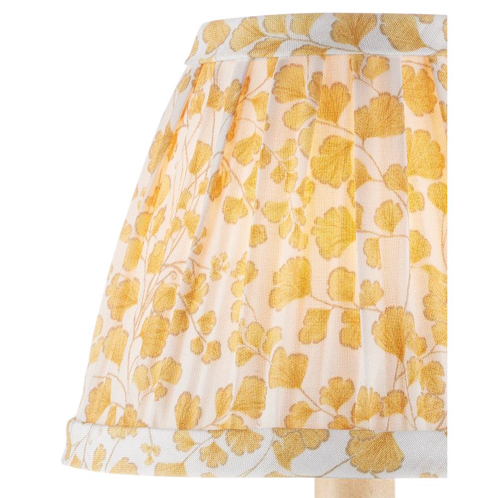 Currey And Company Maiden Fern Yellow Tapered Chandelier Shade