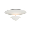 Currey And Company 9999-0075 Yeso Blanco Empyrean Flush Mount Image 1