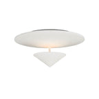 Currey And Company 9999-0075 Yeso Blanco Empyrean Flush Mount Image 1