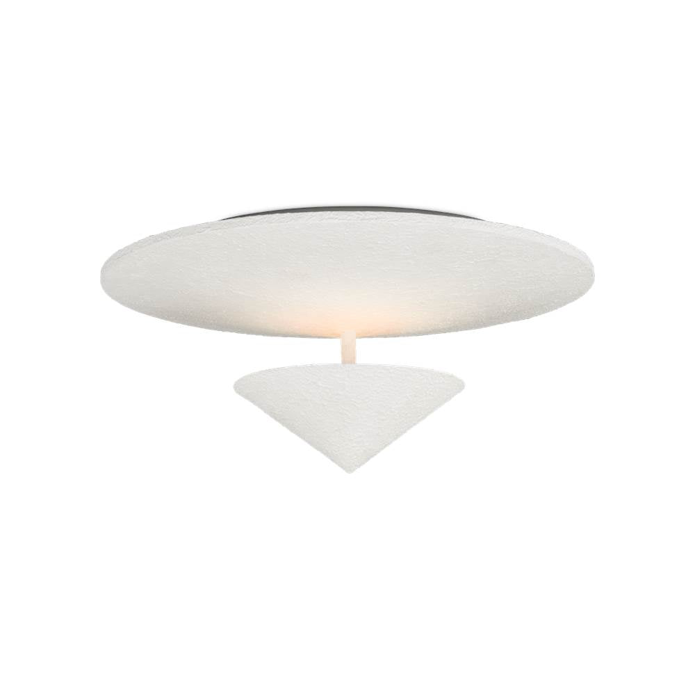 Currey And Company 9999-0075 Yeso Blanco Empyrean Flush Mount Image 1