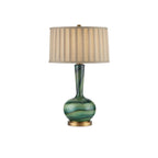 Currey And Company 6000-0925 Green,Antique Brass Lamartine Table Lamp Image 1