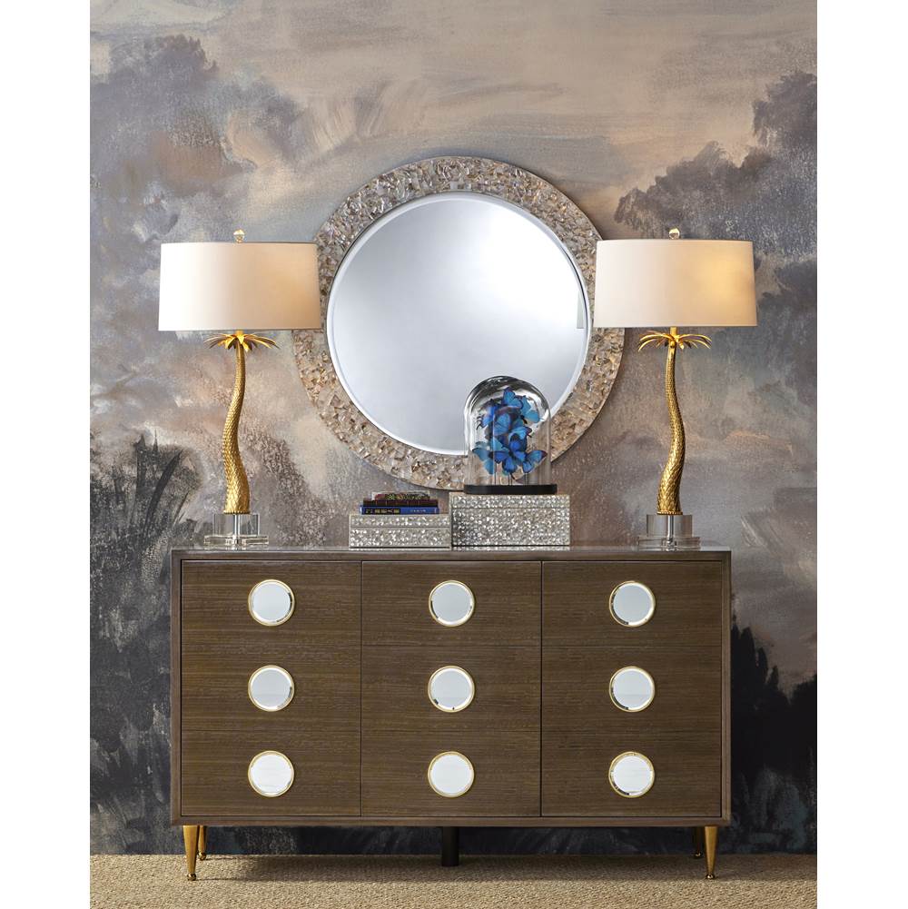 Currey And Company 1200-0904 Natural,Cream Gerri Dot Box Set Of 2 Image 2