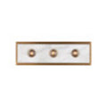 Currey And Company 5800-0052 Natural,Antique Brass Berdine Medium Brass Wall Sconce Image 1