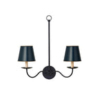 Currey And Company 0900-0030 Blue Tole Blue Tapered Chandelier Shade Image 5
