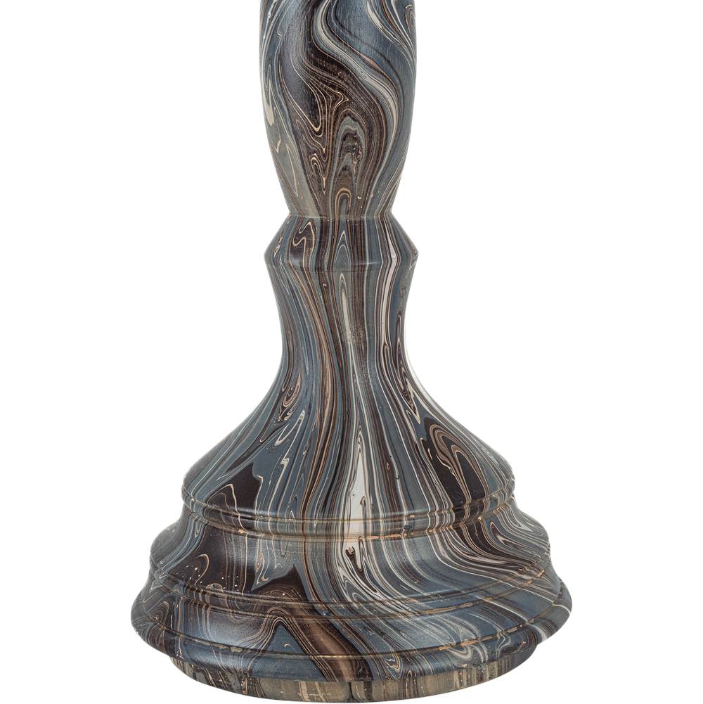 Currey And Company 1200-1051  Marbleized Short Turret Box Image 6
