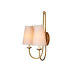 Currey And Company 5000-0318 Antique Gold Leaf Brayden Double-light Wall Sconce Image 3