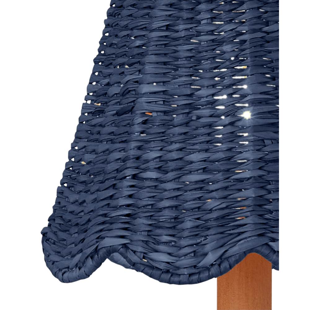 Currey And Company  Annabelle Indigo Tapered Chandelier Shade