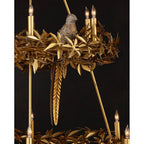 Currey And Company 9000-1321 Gold Aviary Gold Two-tier Chandelier Image 2