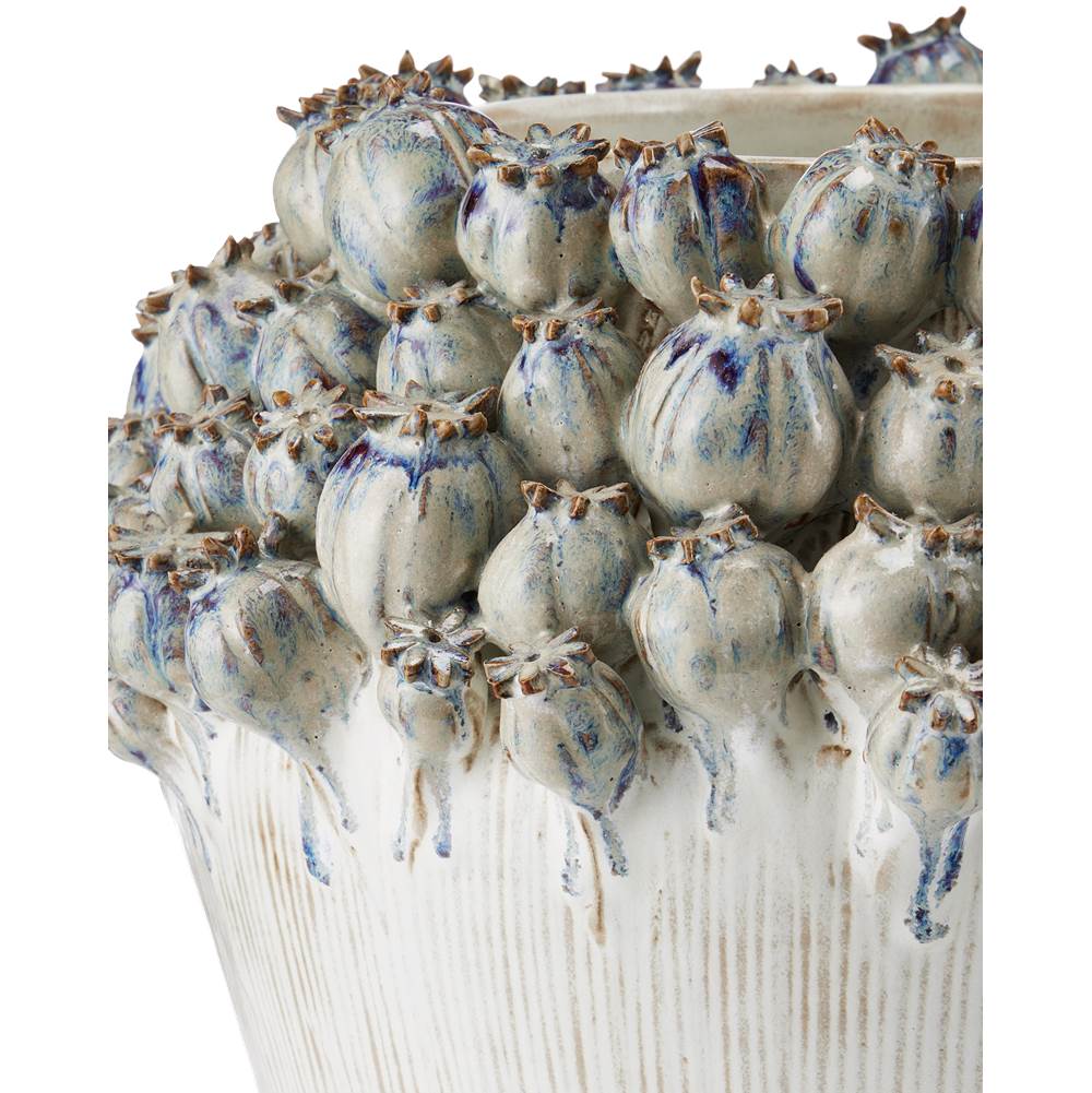 Currey And Company  Poppy Pod Crown Large Vase