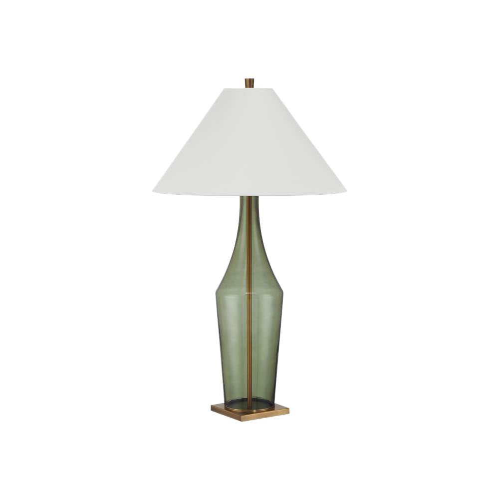 Currey And Company 6000-1010  Olive Green Table Lamp Image 3