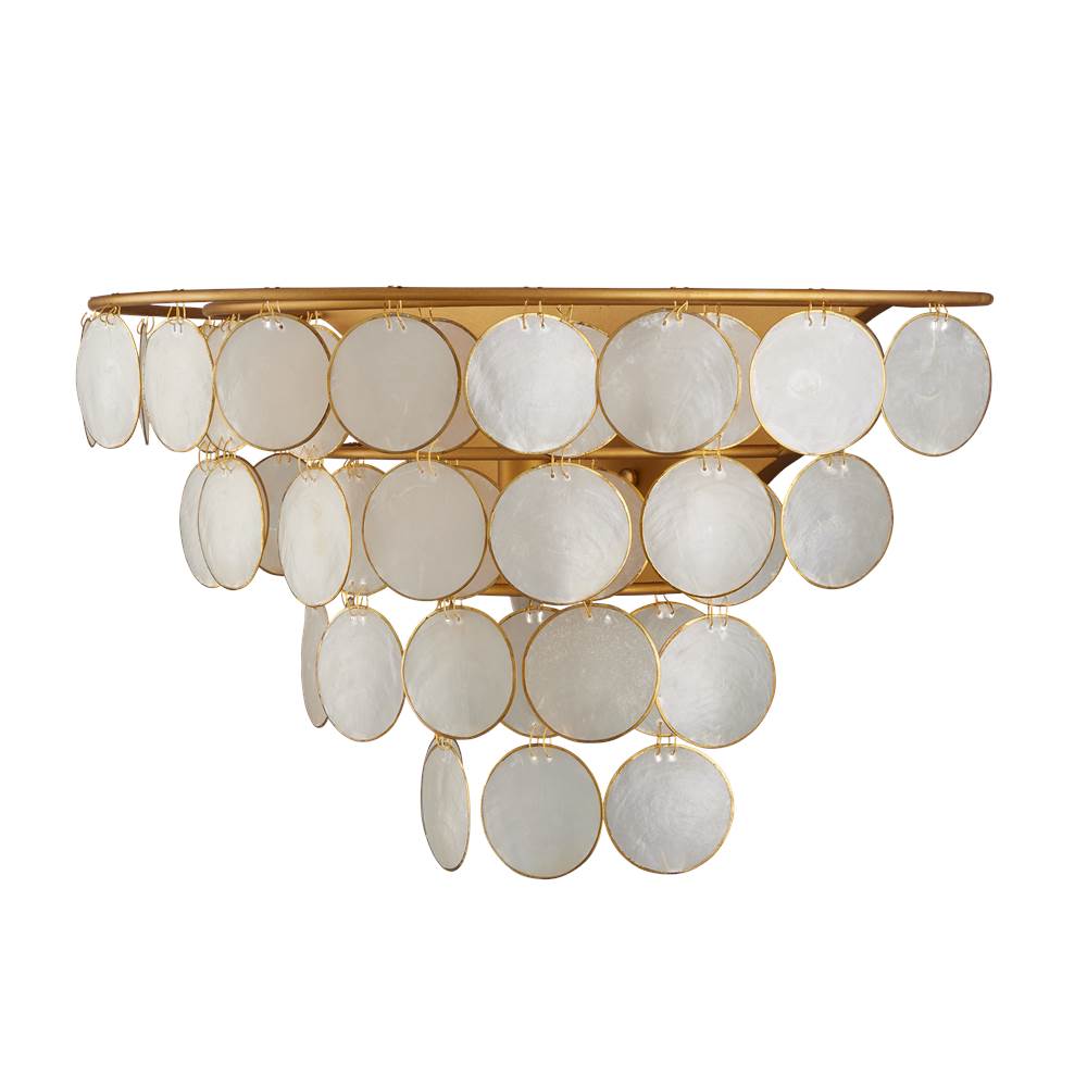 Currey And Company 5000-0223 Natural,Contemporary Gold Bon Vivant Wall Sconce Image 4
