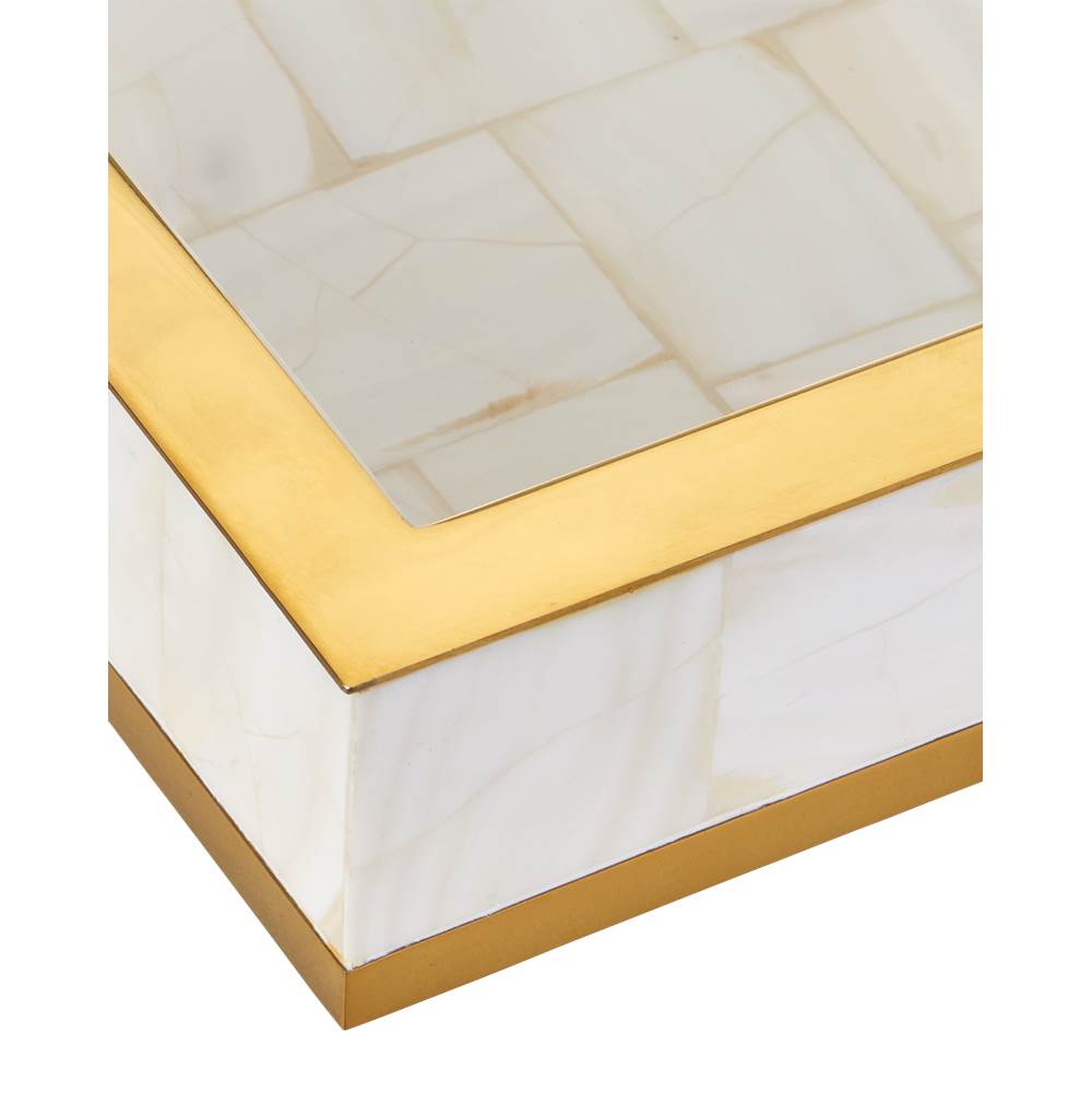 Currey And Company Casey Mother Of Pearl Tray Set Of 2
